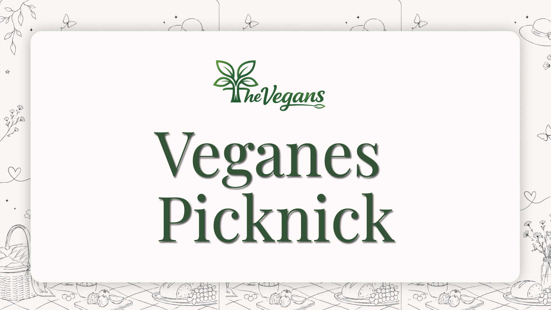 Veganes Picknick